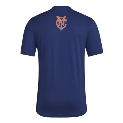 Kinder New York City FC 2025 Drittes Hook AEROREADY Shirt - Navy