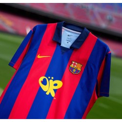 Herren FC Barcelona 2003/04 Retro-Trikot Herren FC Barcelona 2003/04 Retro-Trikot
