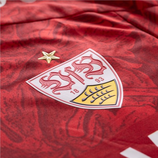 Kinder VfB Stuttgart 2025/26 Auswärtstrikot Langarm Kinder VfB Stuttgart 2025/26 Auswärtstrikot Langarm