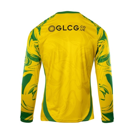 Kinder Norwich City 2026/27 Langarm-Heimtrikot