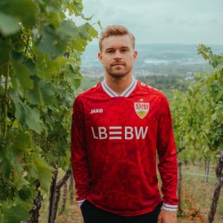 Kinder VfB Stuttgart 2025/26 Auswärtstrikot Langarm