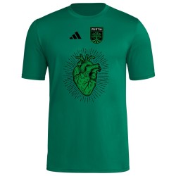 Kinder Austin FC 2025 Drittes Hook AEROREADY Shirt - Schwarz