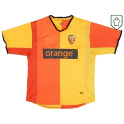 Herren RC Lens Heim-Retro-Trikot 2001/02