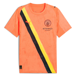 Herren Manchester City 2025/26 KidSuper Trikot - Orange