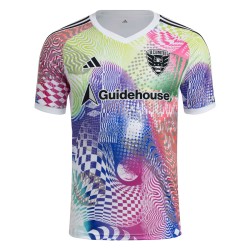 Kinder D.C. United 2025 Drittes Pre Match Shirt - Weiß