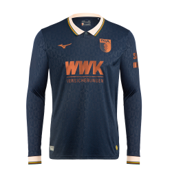 Kinder FC Augsburg 2025/26 Sonder-Langarm-Trikot – Dunkelblau