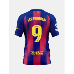 Herren FC Barcelona 2025/26 Heim UCL Trikot - LEWANDOWSKI #9