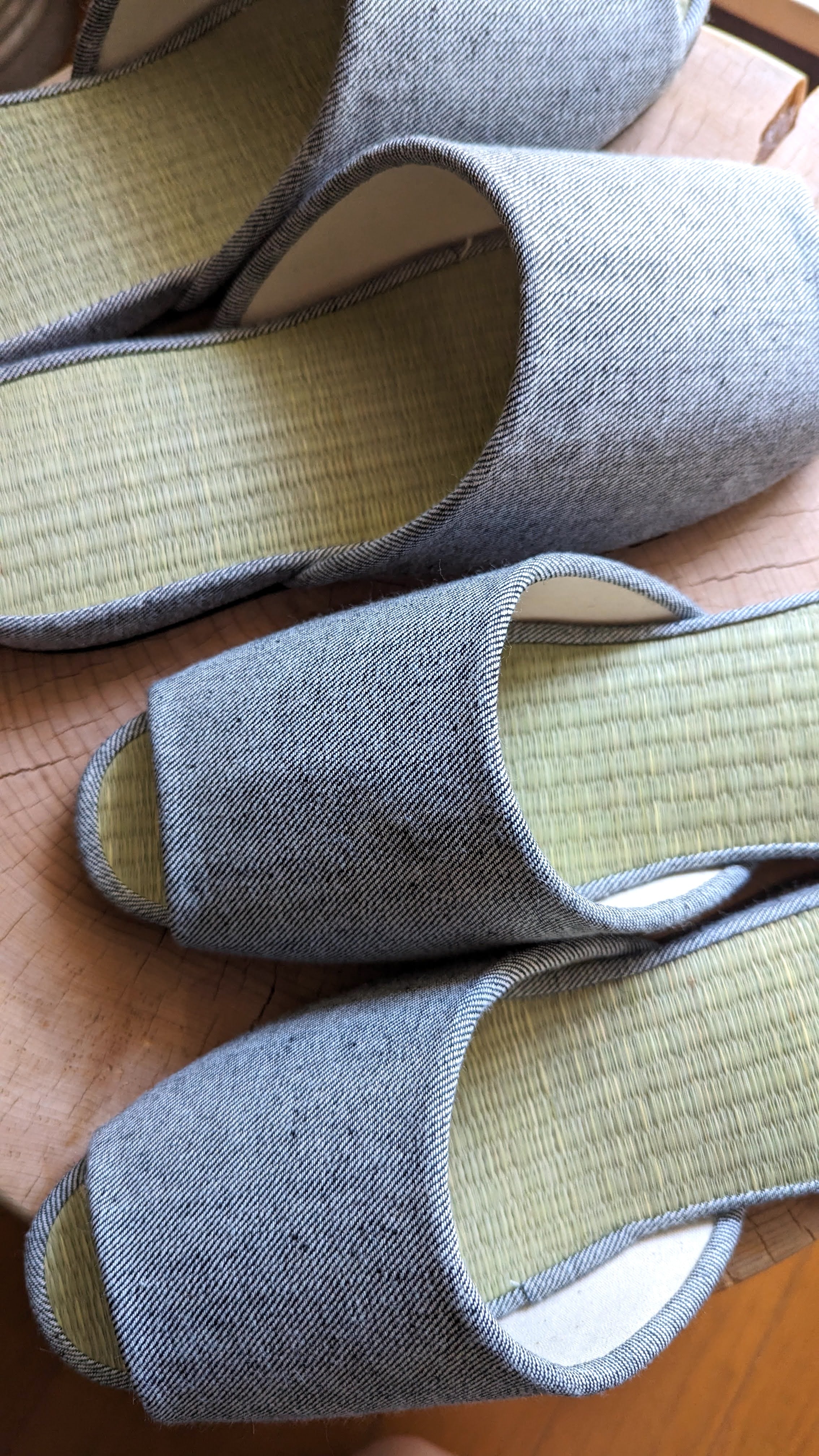 Offene TATAMI Denim-Slipper Typ B Offene TATAMI Denim-Slipper Typ B