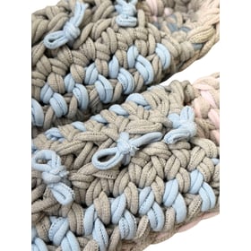 Gestrickte Upcycling-Hausschuhe Gestrickte Upcycling-Hausschuhe