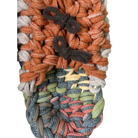 Gestrickte Upcycling-Hausschuhe Gestrickte Upcycling-Hausschuhe