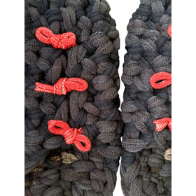 Gestrickte Upcycling-Hausschuhe Gestrickte Upcycling-Hausschuhe