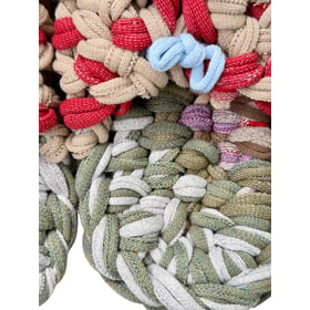 Gestrickte Upcycling-Hausschuhe Gestrickte Upcycling-Hausschuhe