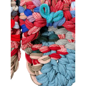 Gestrickte Upcycling-Hausschuhe Gestrickte Upcycling-Hausschuhe