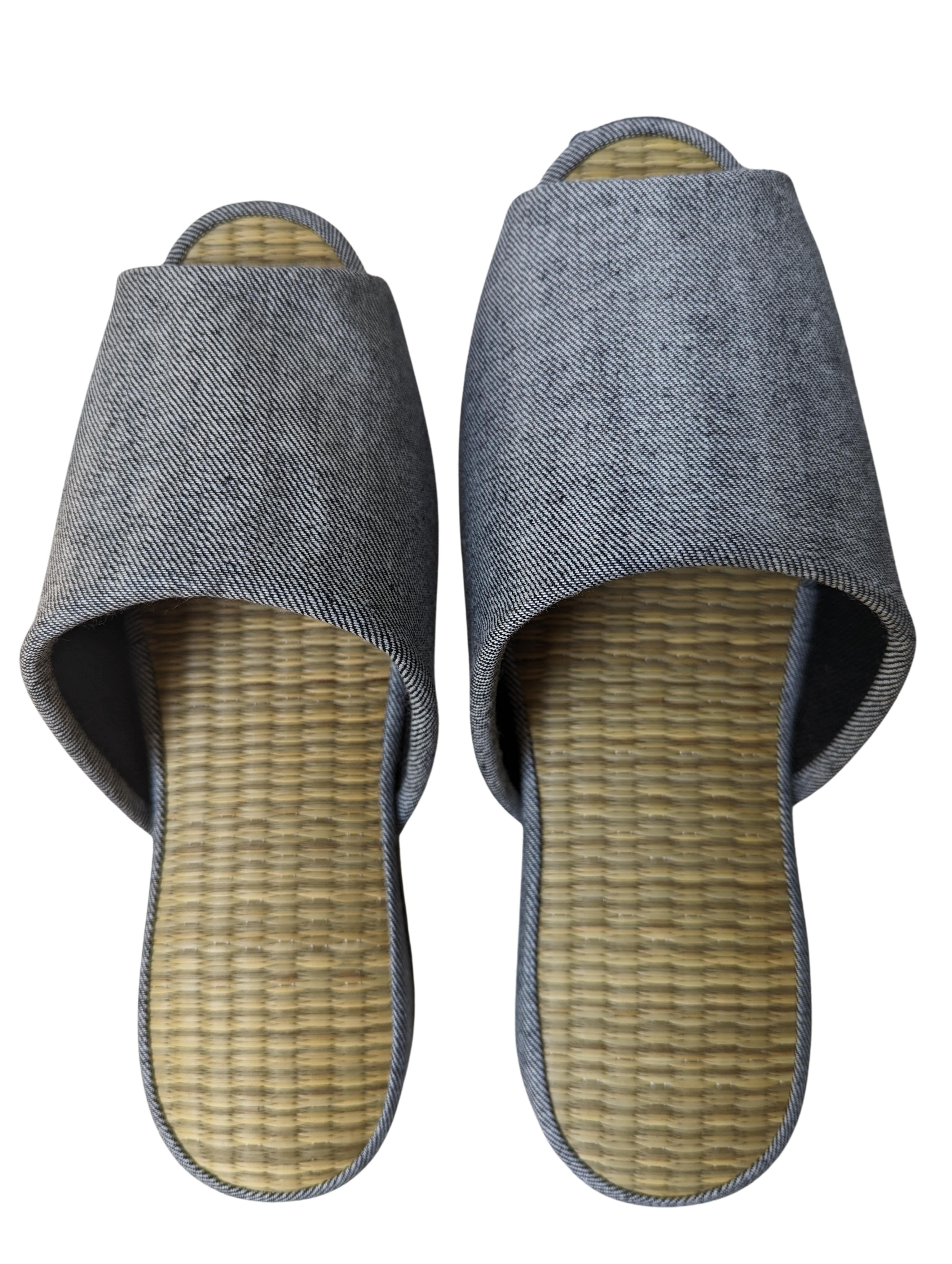 Offene TATAMI Denim-Slipper, Farbmix, Typ B Offene TATAMI Denim-Slipper, Farbmix, Typ B