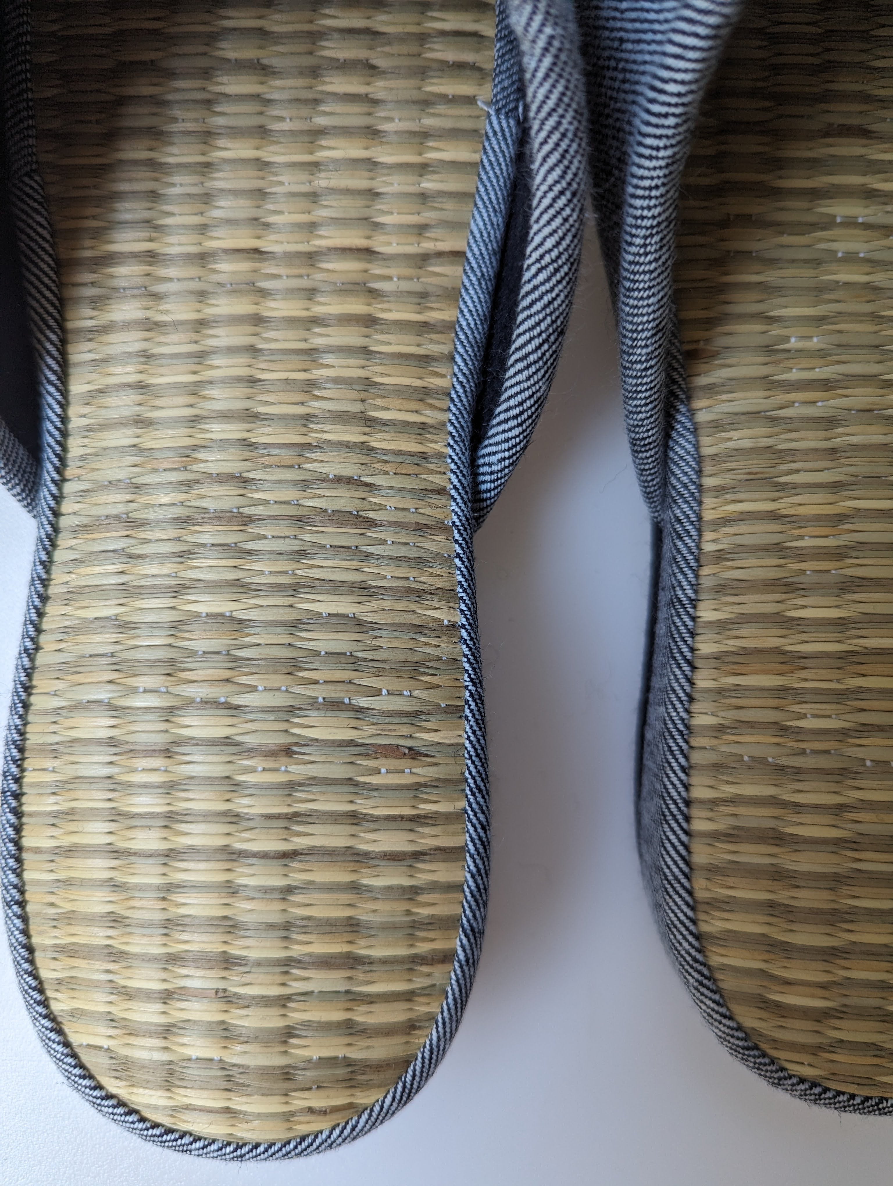 Offene TATAMI Denim-Slipper, Farbmix, Typ B Offene TATAMI Denim-Slipper, Farbmix, Typ B