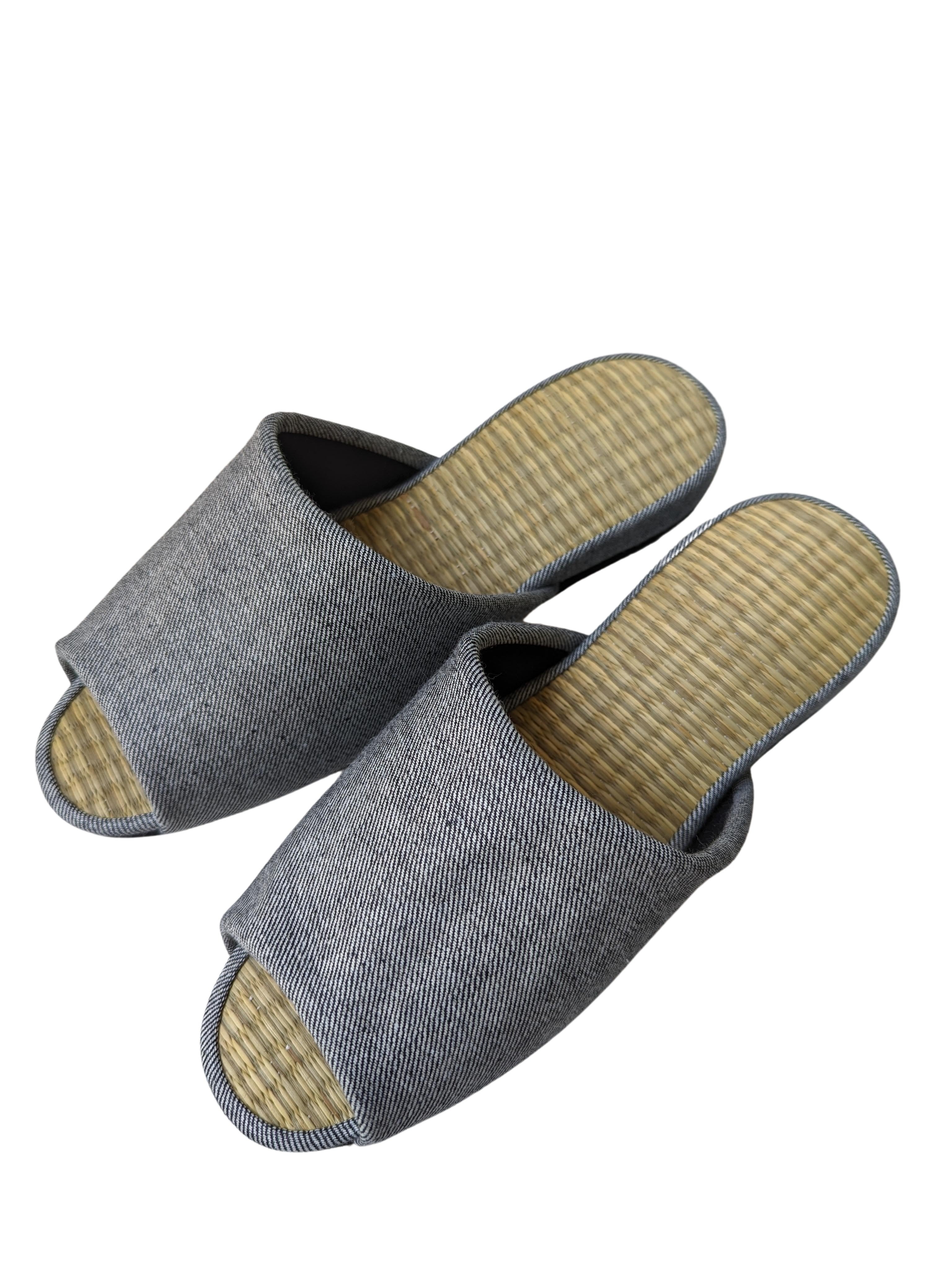 Offene TATAMI Denim-Slipper, Farbmix, Typ B Offene TATAMI Denim-Slipper, Farbmix, Typ B