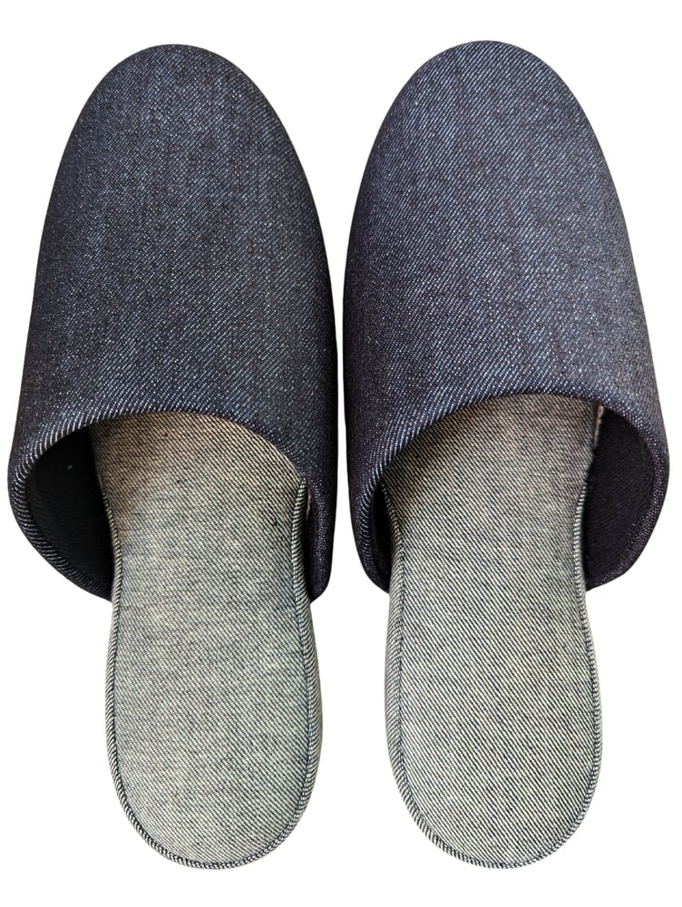 Schlichte Denim-Hiroshima-Slipper