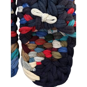 Gestrickte Upcycling-Hausschuhe Gestrickte Upcycling-Hausschuhe