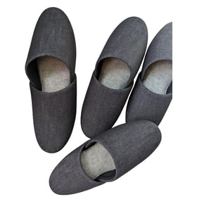 Schlichte Denim-Hiroshima-Slipper Schlichte Denim-Hiroshima-Slipper