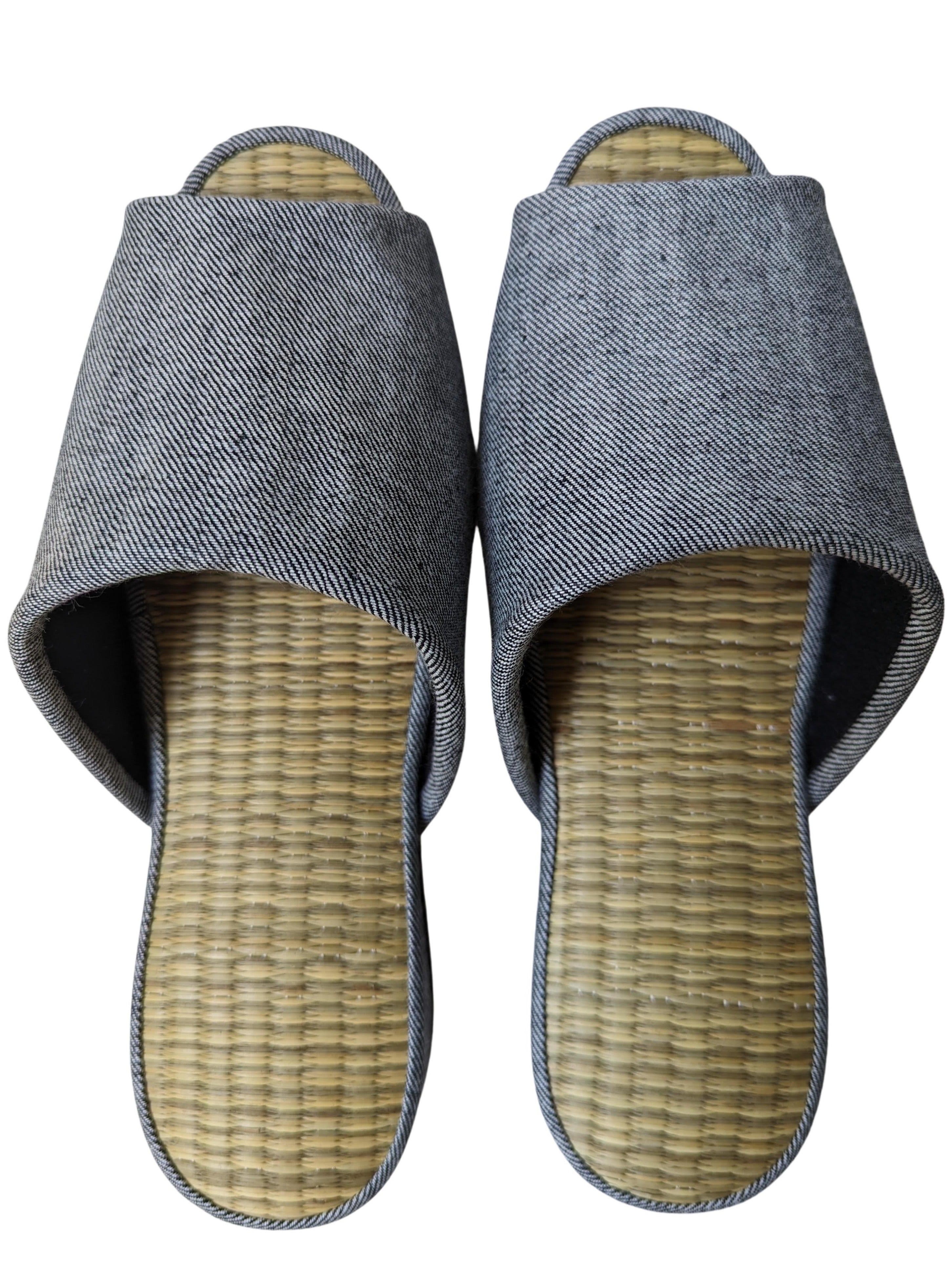 Offene TATAMI Denim-Slipper, Farbmix, Typ B